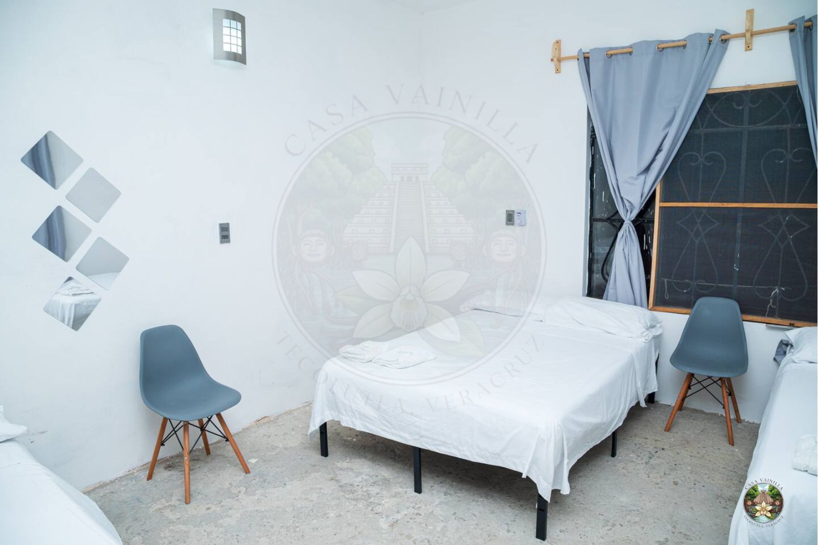 Habitación principal con camas matrimoniales